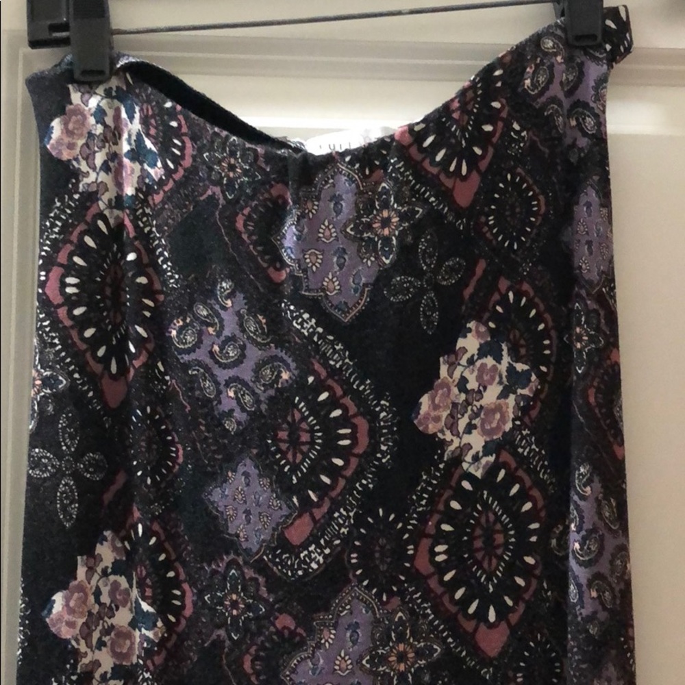 Long boho skirt